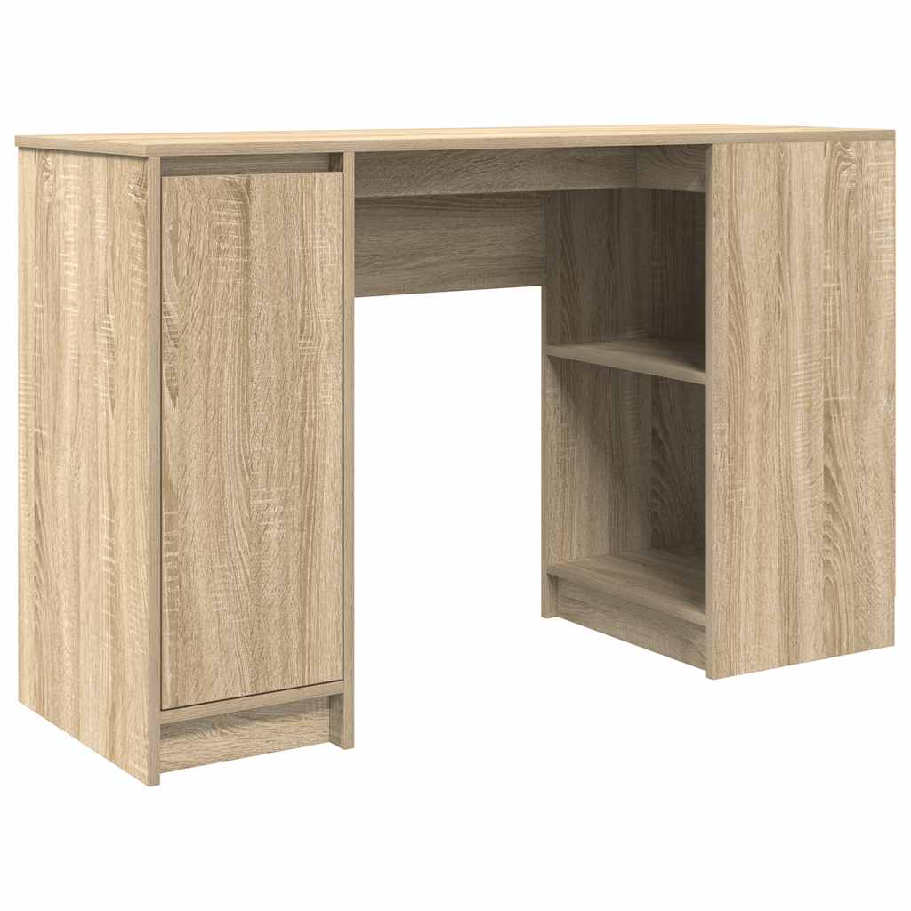 Bureau 120x42x76 cm spaanplaat sonoma eikenkleurig