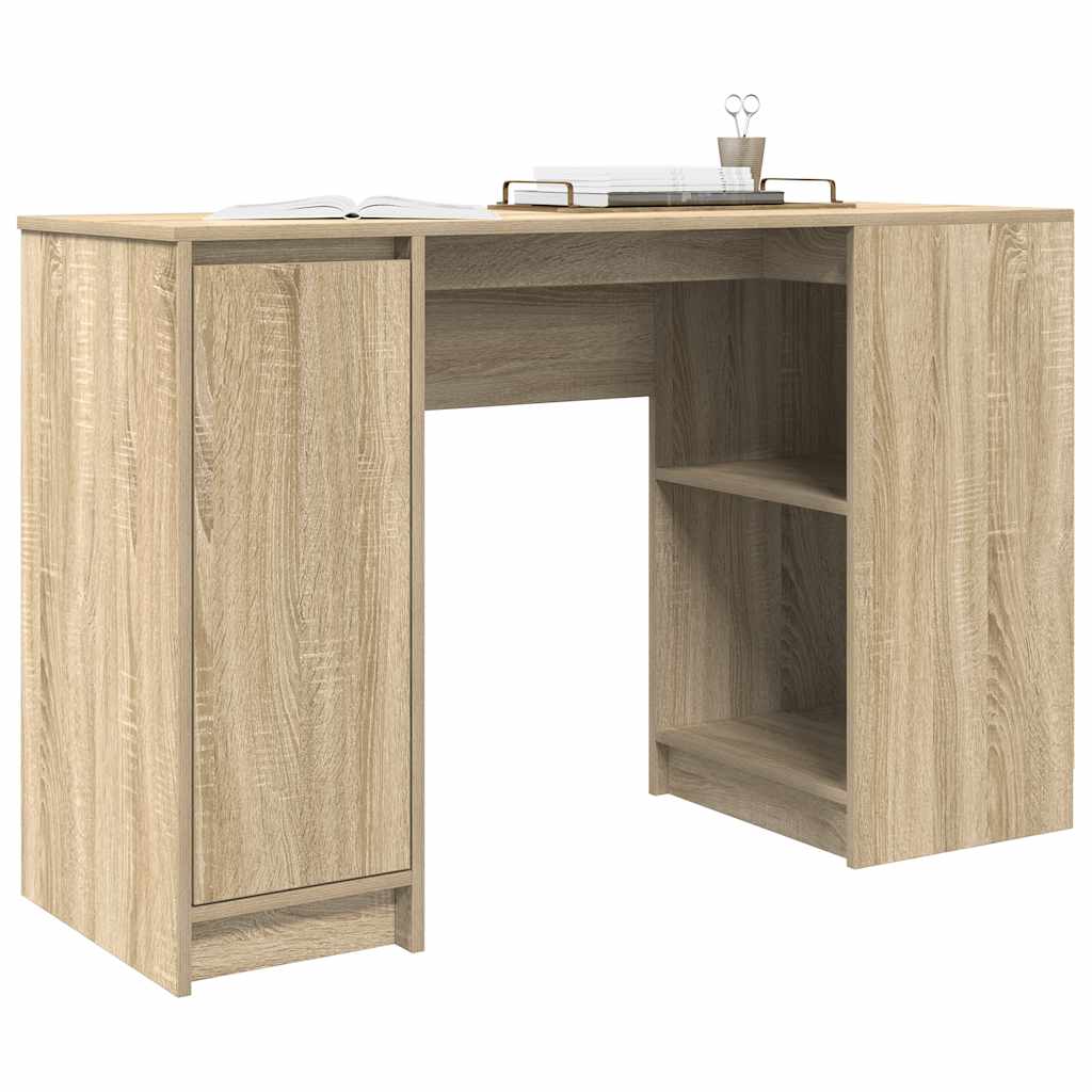 Bureau 120x42x76 cm spaanplaat sonoma eikenkleurig