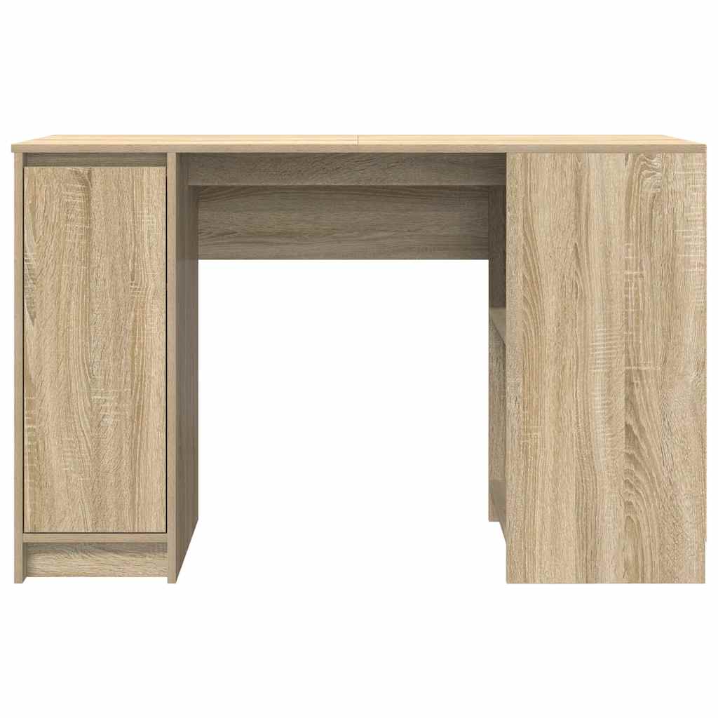 Bureau 120x42x76 cm spaanplaat sonoma eikenkleurig