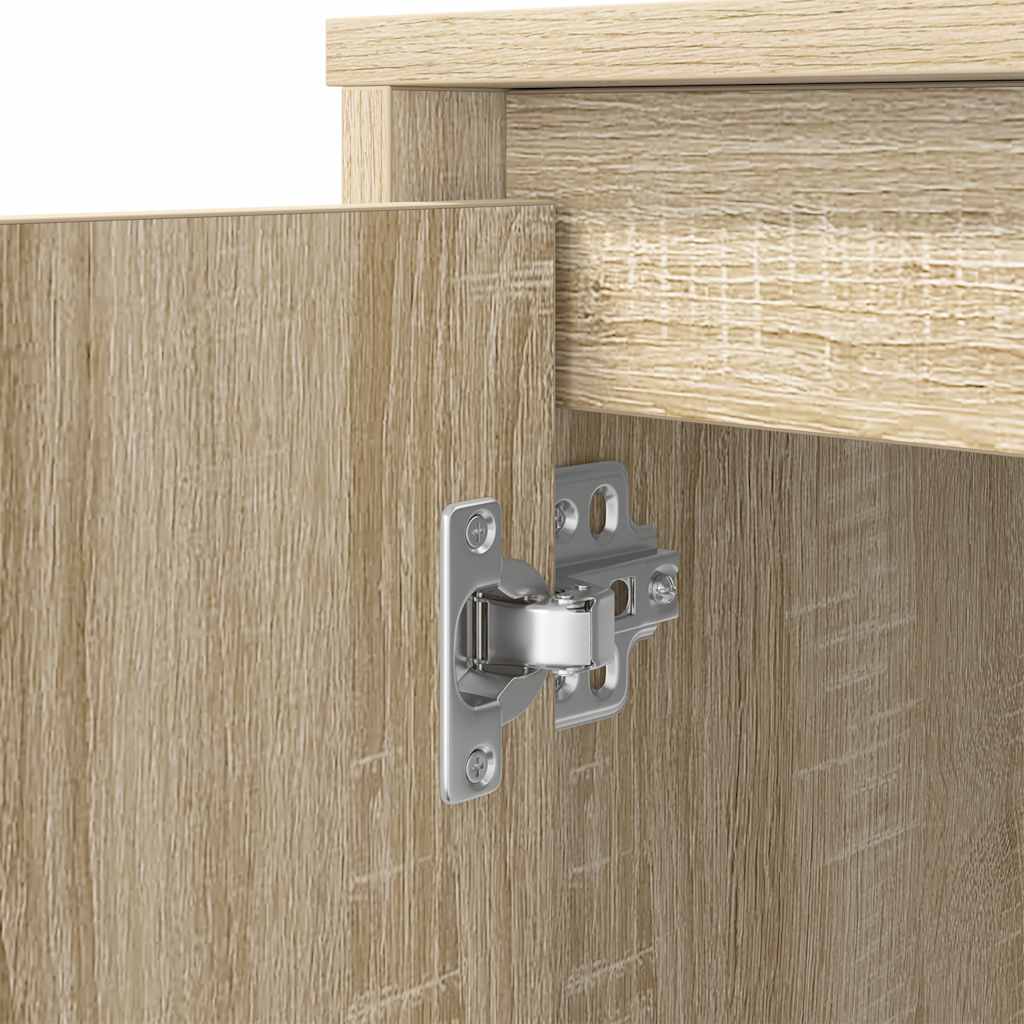 Bureau 120x42x76 cm spaanplaat sonoma eikenkleurig