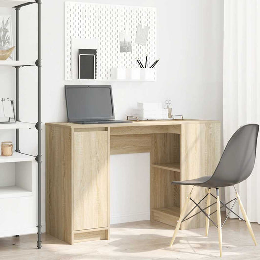 Bureau 120x42x76 cm spaanplaat sonoma eikenkleurig