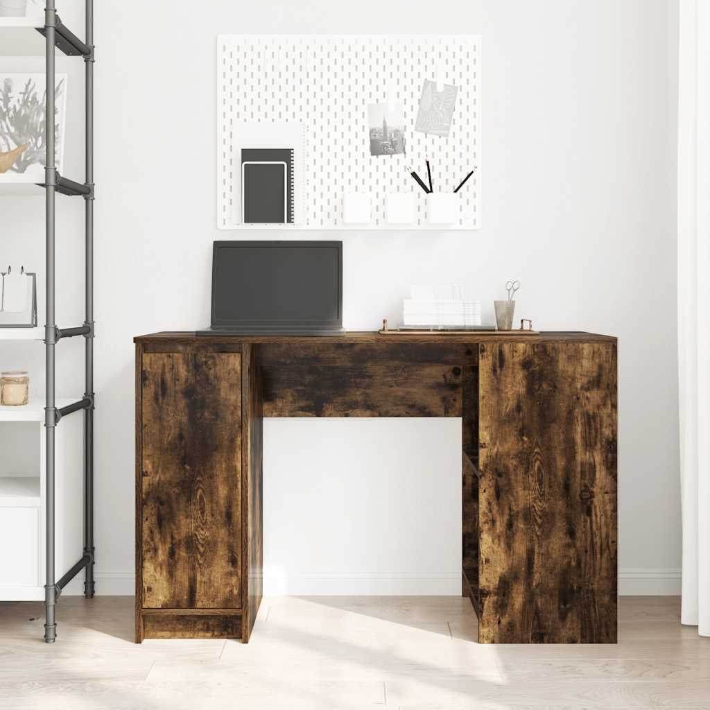 Desk 120x42x76 cm chipboard smoked oak color
