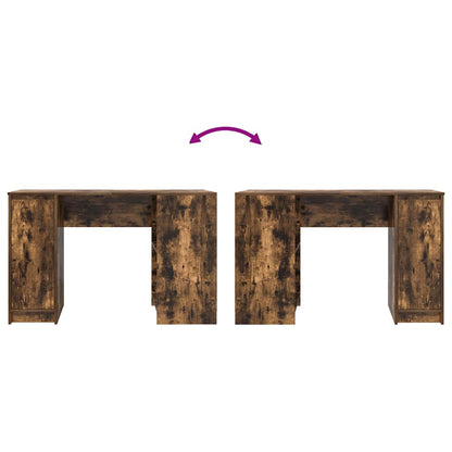 Desk 120x42x76 cm chipboard smoked oak color