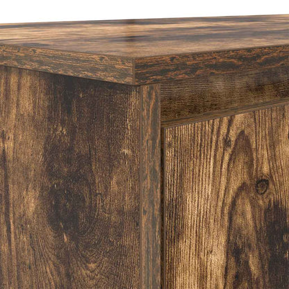 Desk 120x42x76 cm chipboard smoked oak color
