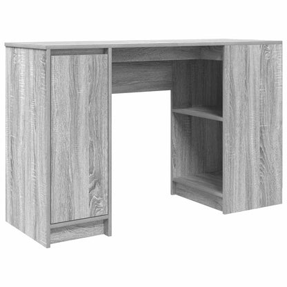 Bureau 120x42x76 cm spaanplaat grijs sonoma