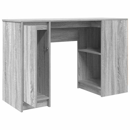 Bureau 120x42x76 cm spaanplaat grijs sonoma