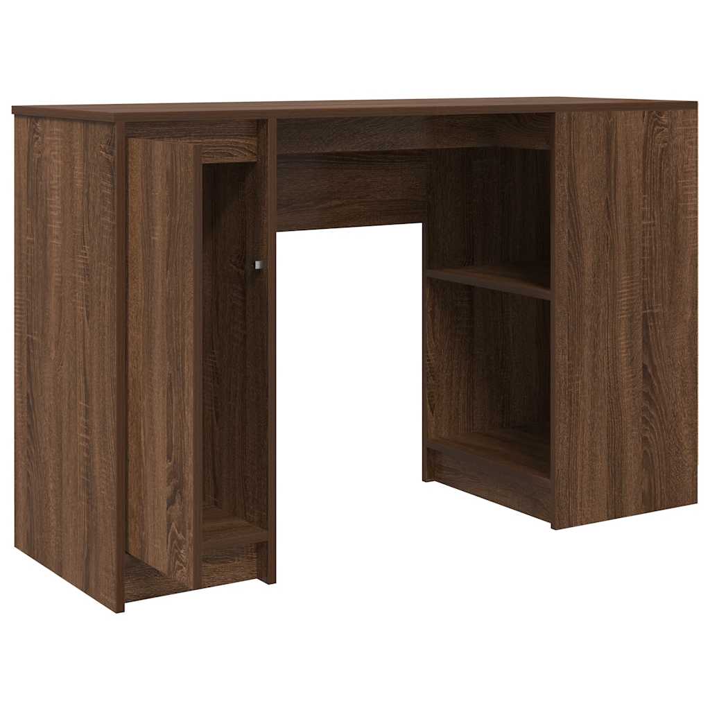 Bureau 120x42x76 cm spaanplaat bruin eikenkleurig