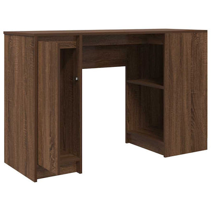 Bureau 120x42x76 cm spaanplaat bruin eikenkleurig