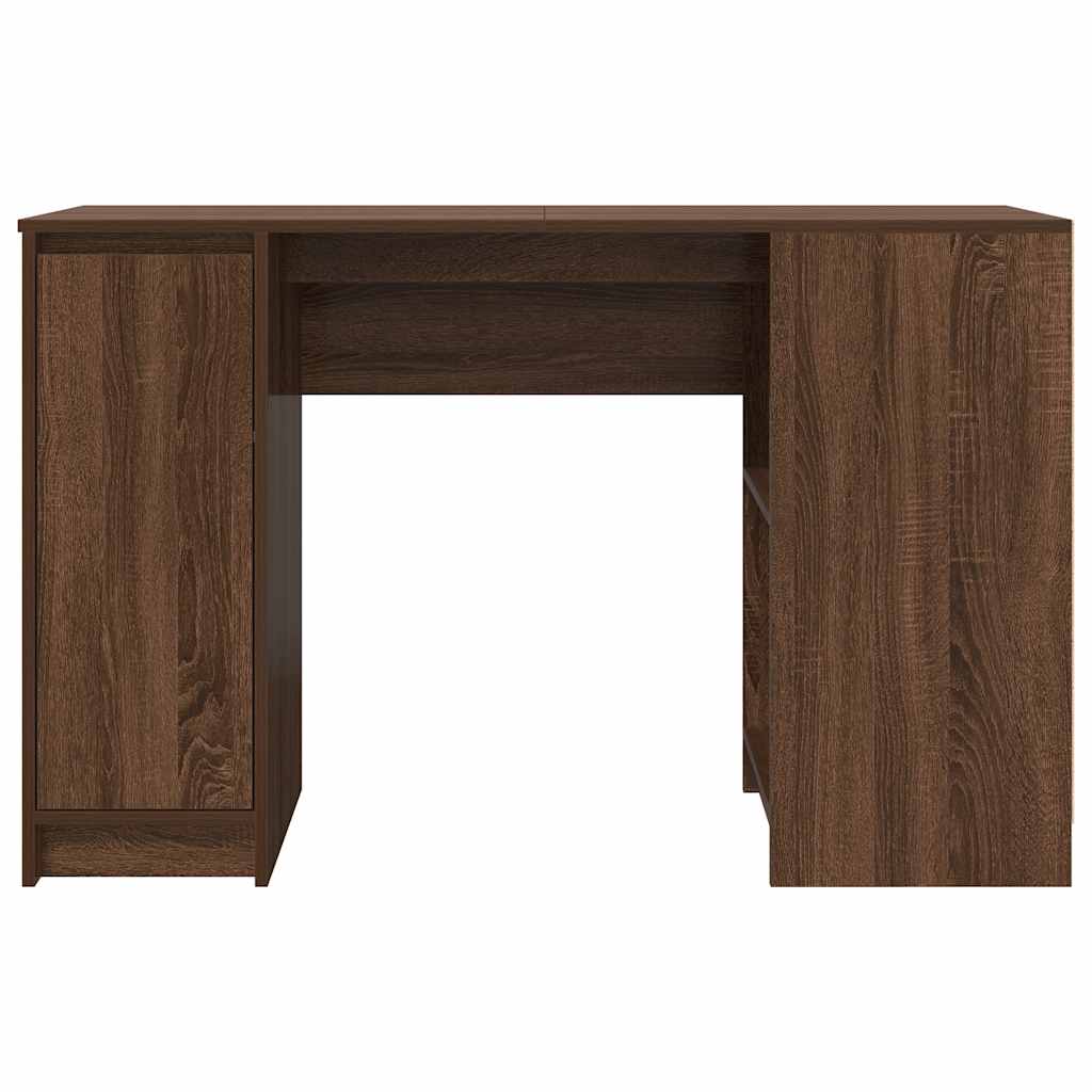 Bureau 120x42x76 cm spaanplaat bruin eikenkleurig