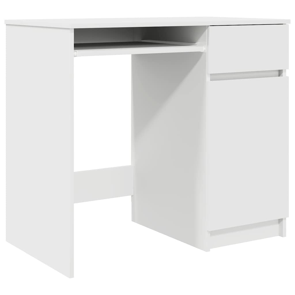 Bureau 86x49x76 cm spaanplaat wit