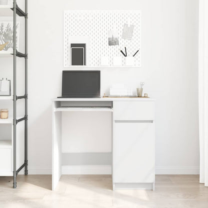Bureau 86x49x76 cm spaanplaat wit