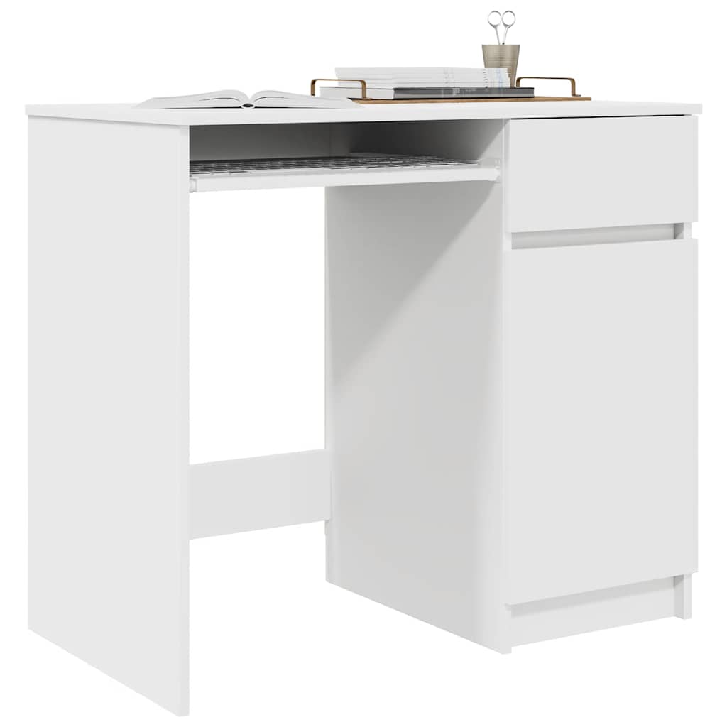Bureau 86x49x76 cm spaanplaat wit