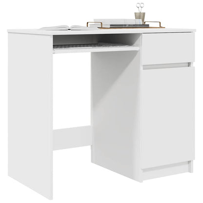 Bureau 86x49x76 cm spaanplaat wit