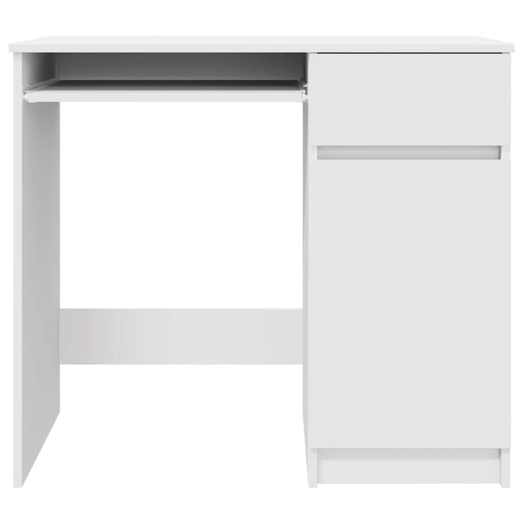 Bureau 86x49x76 cm spaanplaat wit