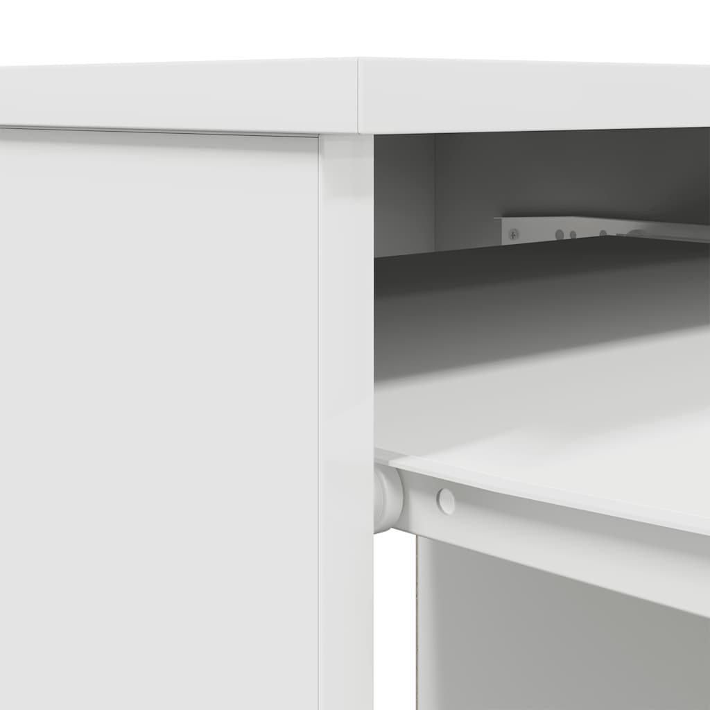 Bureau 86x49x76 cm spaanplaat wit