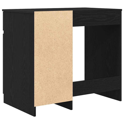 Desk 86x49x76 cm chipboard black oak color