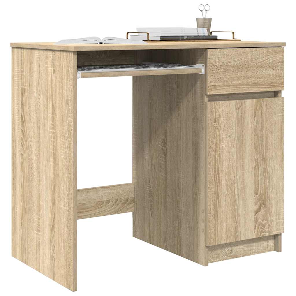Desk 86x49x76 cm chipboard sonoma oak color
