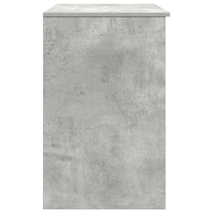 Desk 86x49x76 cm chipboard concrete gray
