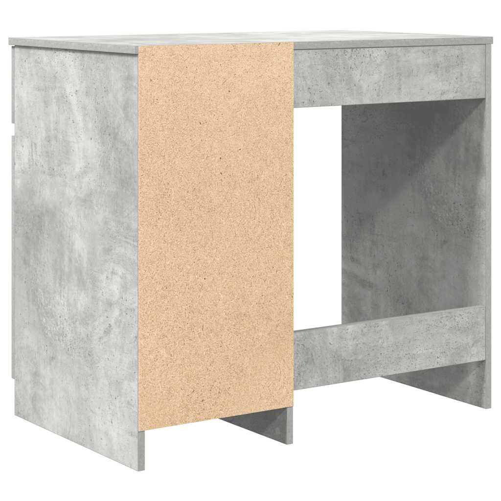 Desk 86x49x76 cm chipboard concrete gray