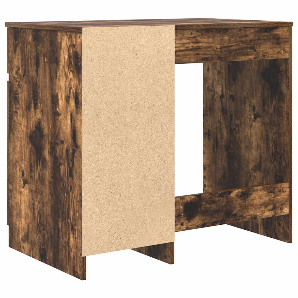 Desk 86x49x76 cm chipboard smoked oak color