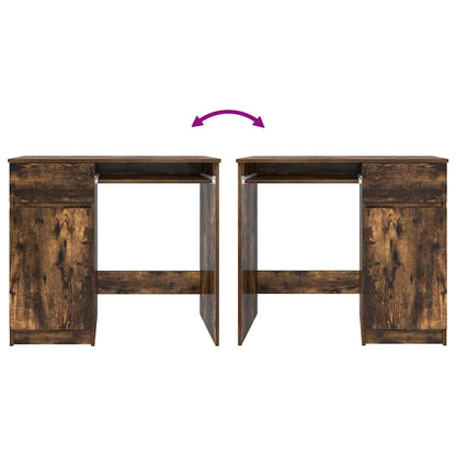 Desk 86x49x76 cm chipboard smoked oak color