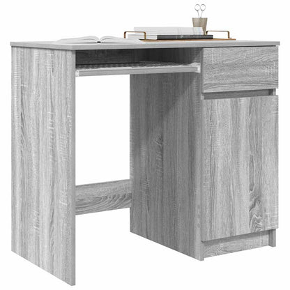 Desk 86x49x76 cm chipboard grey sonoma