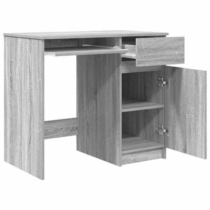 Desk 86x49x76 cm chipboard grey sonoma