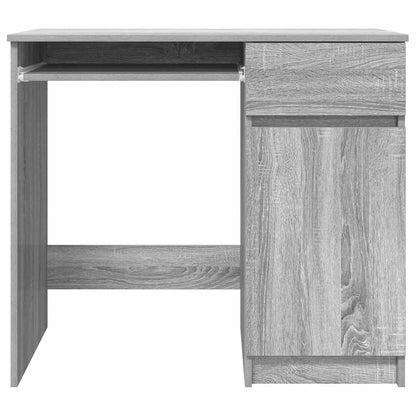 Desk 86x49x76 cm chipboard grey sonoma