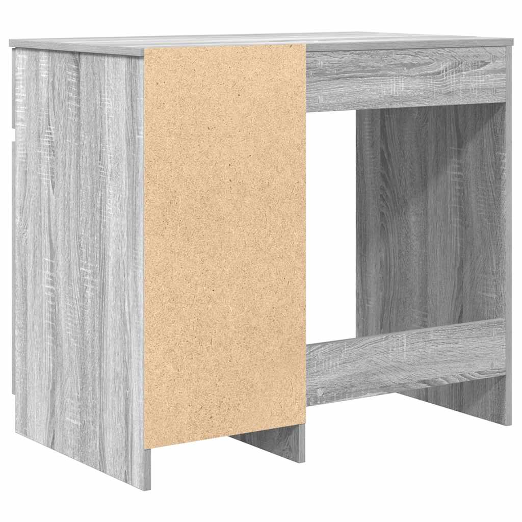 Desk 86x49x76 cm chipboard grey sonoma