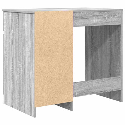 Desk 86x49x76 cm chipboard grey sonoma