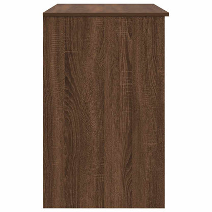 Desk 86x49x76 cm chipboard brown oak colored