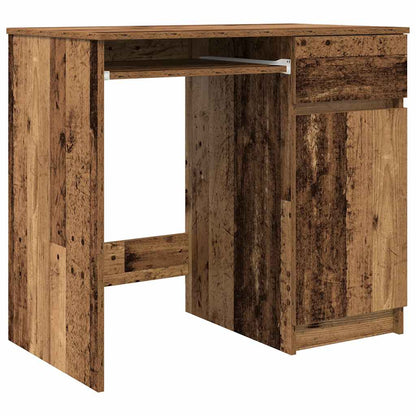 Bureau 86x49x76 cm spaanplaat oud hout