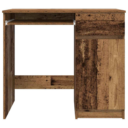 Bureau 86x49x76 cm spaanplaat oud hout