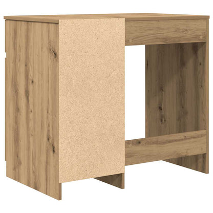 Desk craft 86x49x76 cm chipboard oak colored