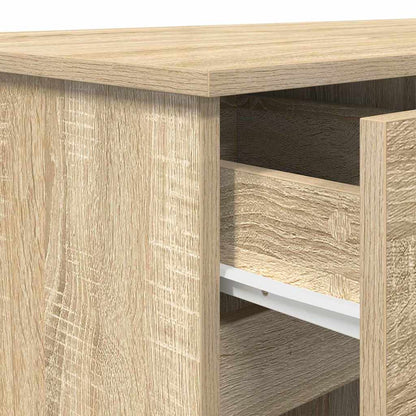 Bureau met lade Sonoma eiken 140 x 49 x 76 cm Bewerkt hout