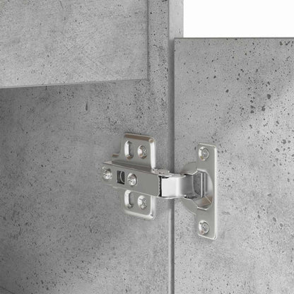 Bureau met lade Betongrijs 140 x 49 x 76 cm Bewerkt hout