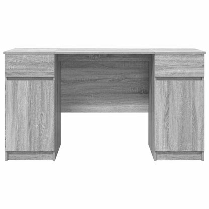 Bureau met lade Grijs sonoma 140 x 49 x 76 cm Bewerkt hout