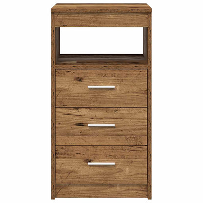 Bureau met kast Oud hout Bewerkt hout