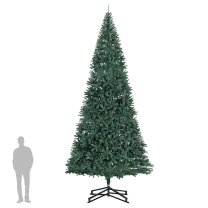 Kunstkerstboom met standaard 500 cm PVC groen