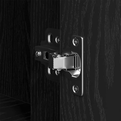 Bureau met lade Zwart Eiken 100 x 49 x 74 cm Bewerkt hout