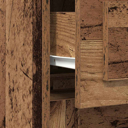 Bureau met lade Oud Hout 50 x 115 x 75 cm Bewerkt hout