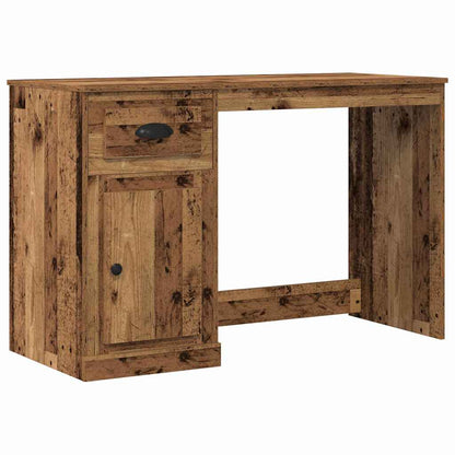 Bureau met lade Oud Hout 50 x 115 x 75 cm Bewerkt hout