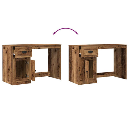 Bureau met lade Oud Hout 50 x 115 x 75 cm Bewerkt hout