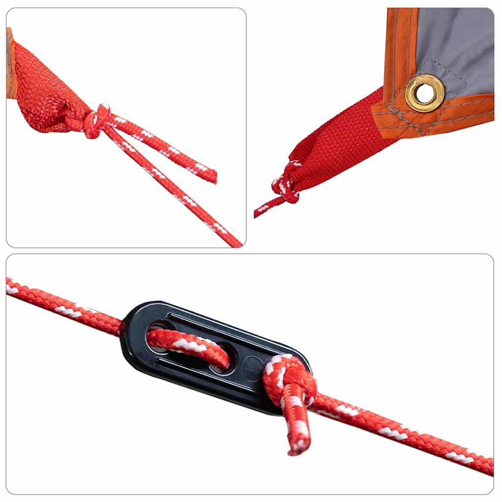 Waterdicht Zeil Grijs en Oranje