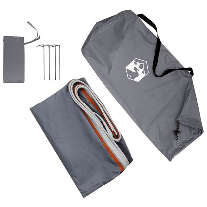 Waterdicht Zeil Grijs en Oranje