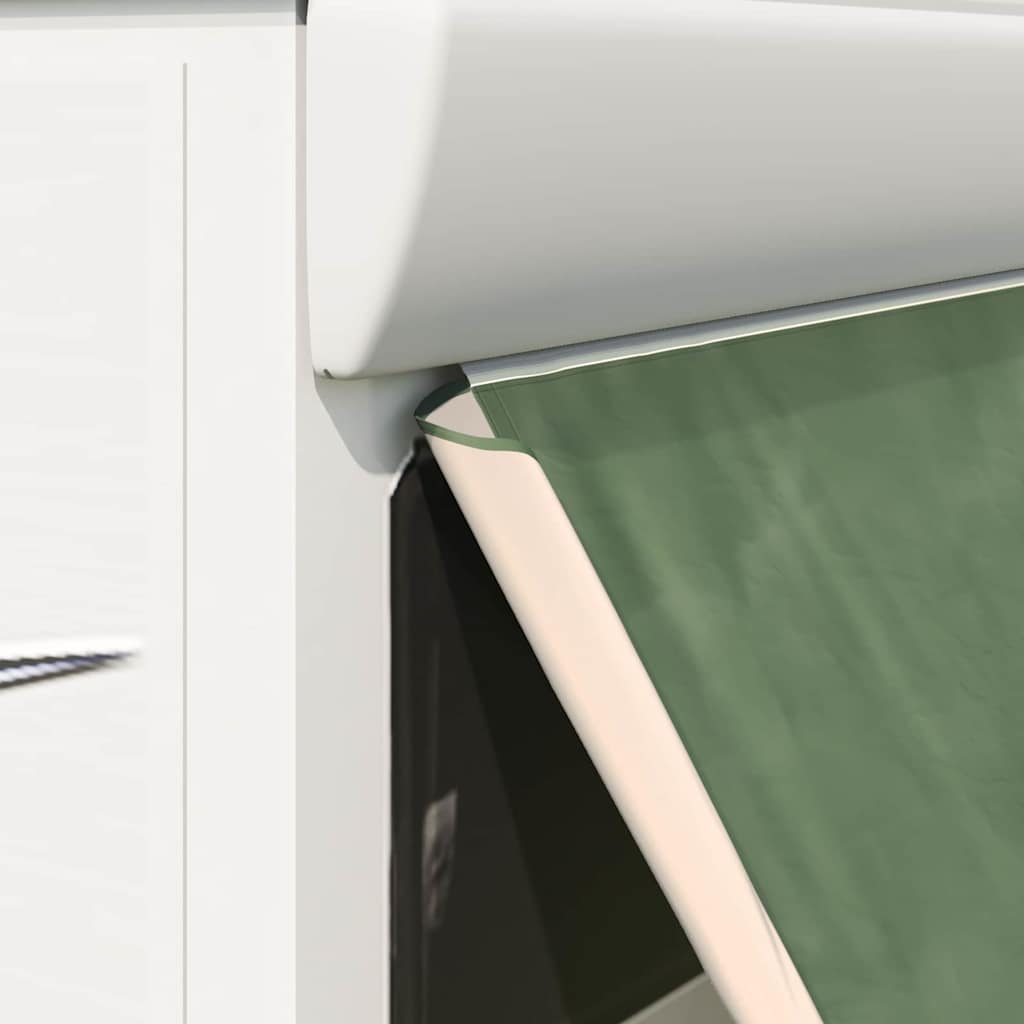 Achterkleptent met dak Groen 190 x 150 x 185 cm taft