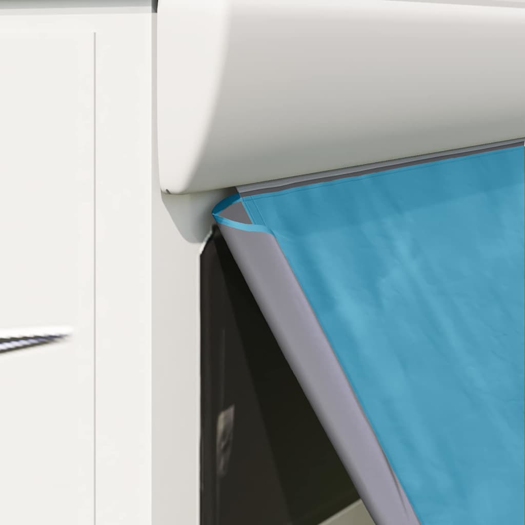 Achterkleptent met dak Blauw 190 x 150 x 185 cm taft