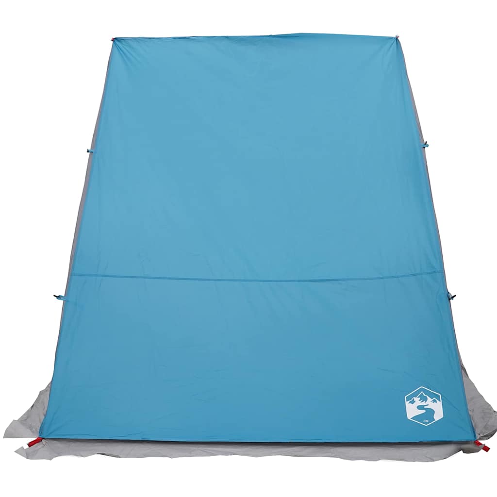 Achterkleptent met dak Blauw 190 x 150 x 185 cm taft