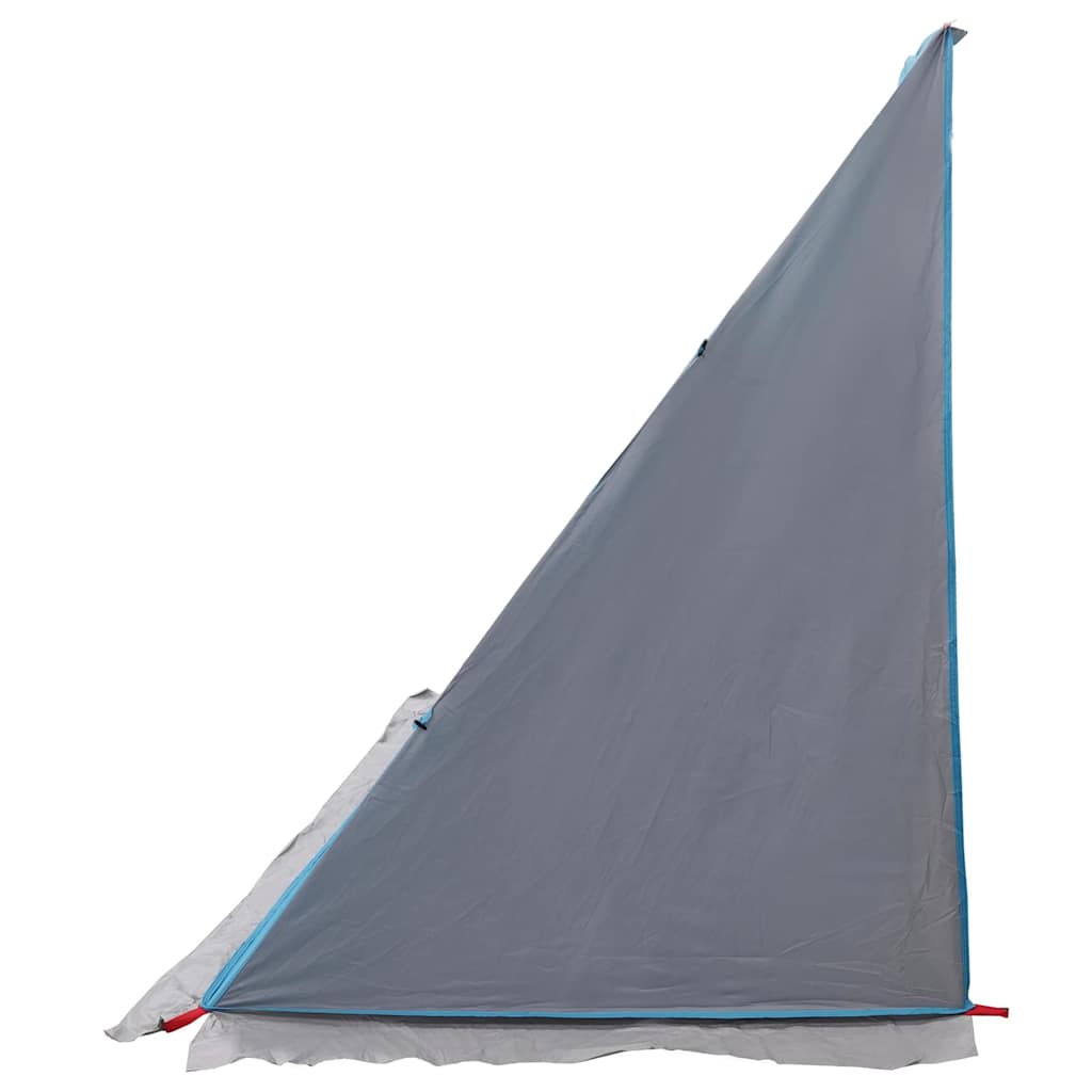 Achterkleptent met dak Blauw 190 x 150 x 185 cm taft