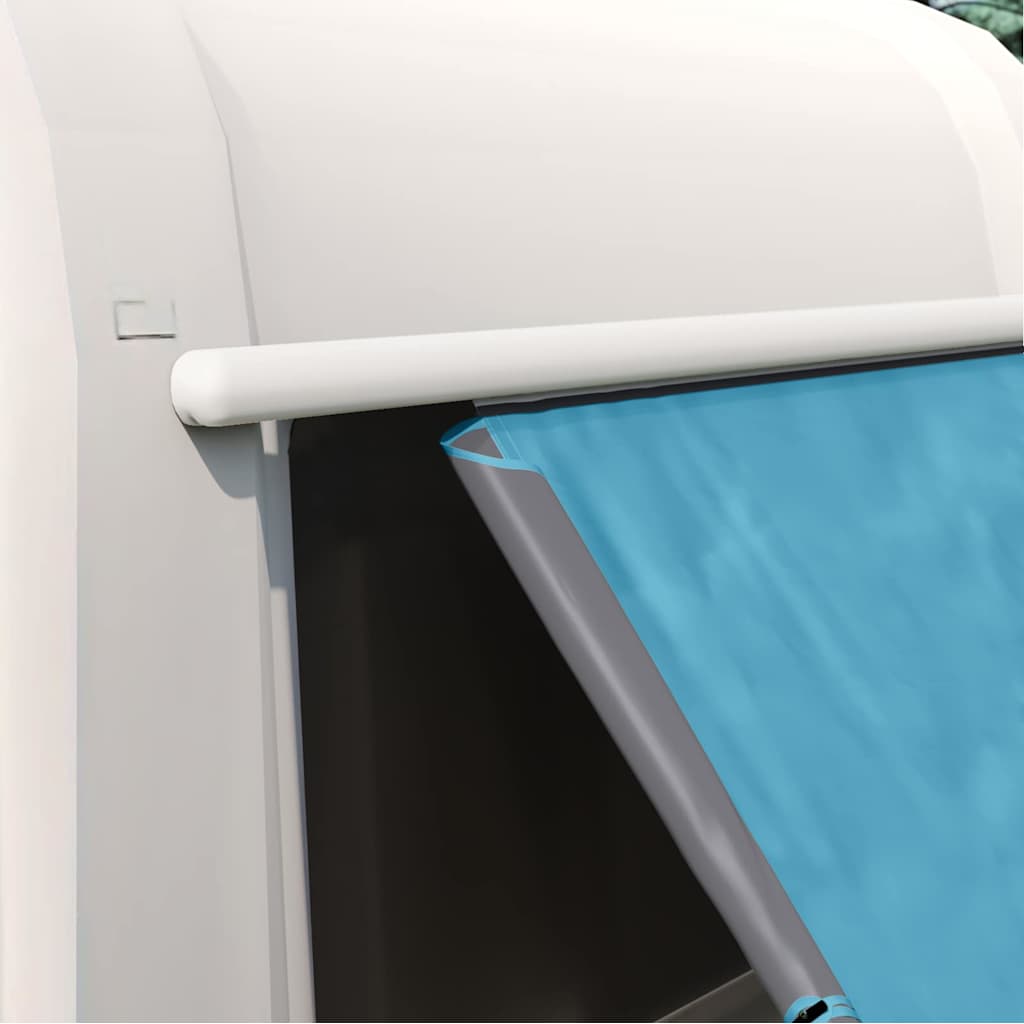 Achterkleptent met dak Blauw 190 x 150 x 185 cm taft